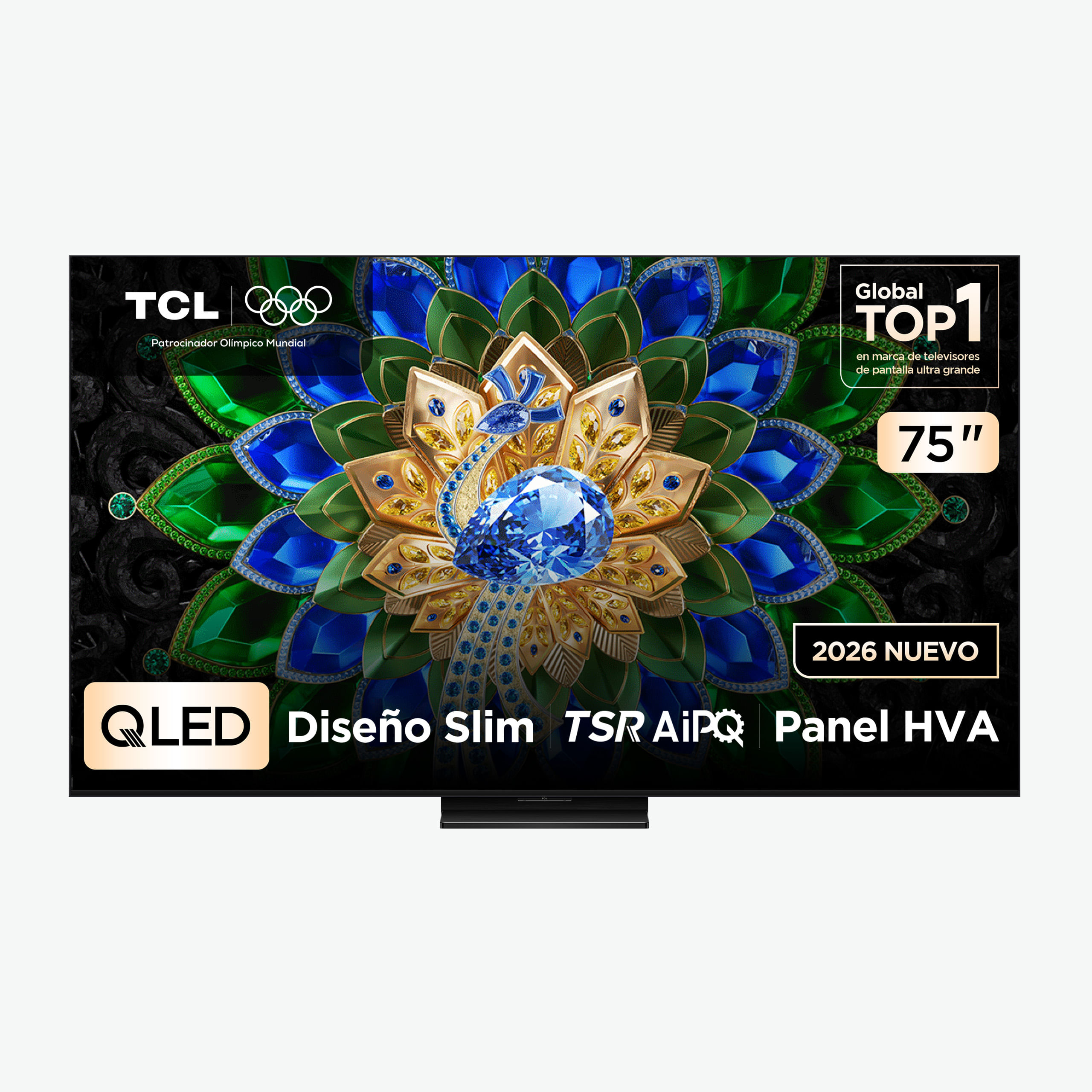 Tv Led 75" TCL 75A400U-F QD-Mini Led Google TV