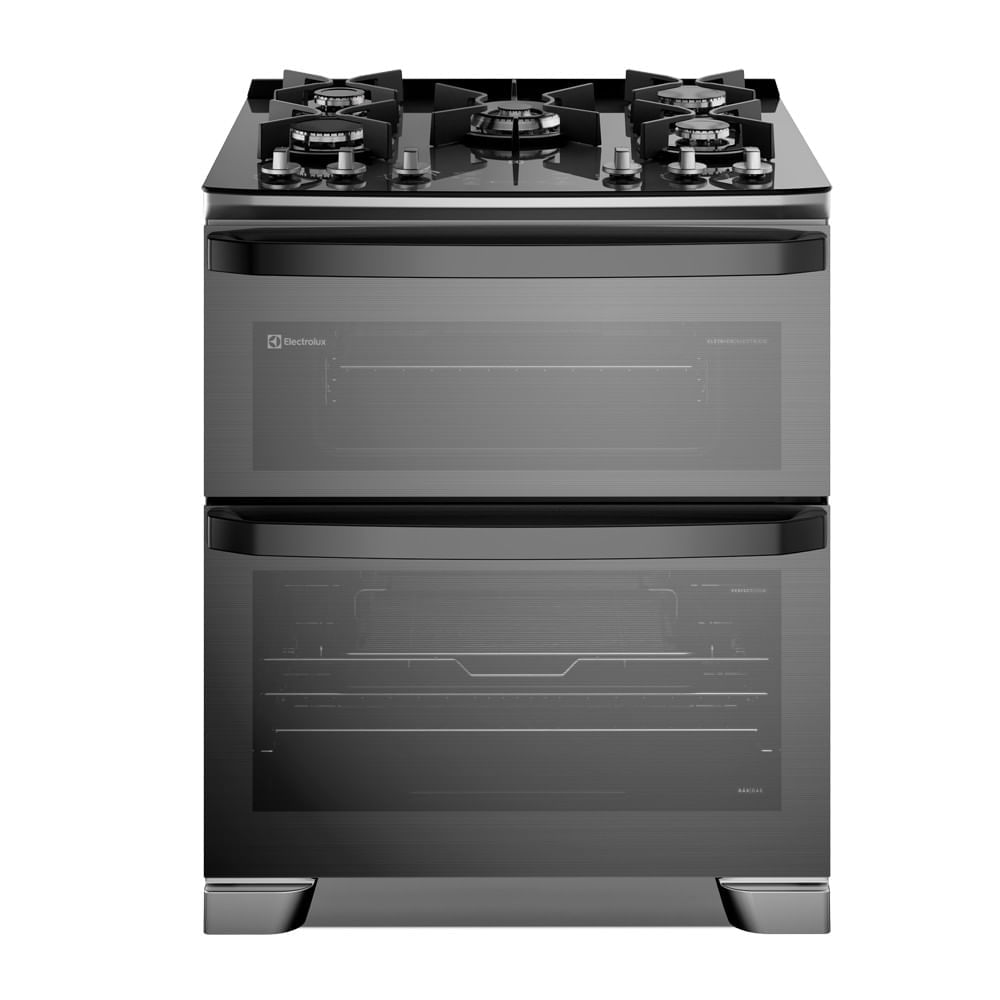 Cocina a Gas Electrolux Expert F5EAD 5 Hornallas Doble Horno Inox