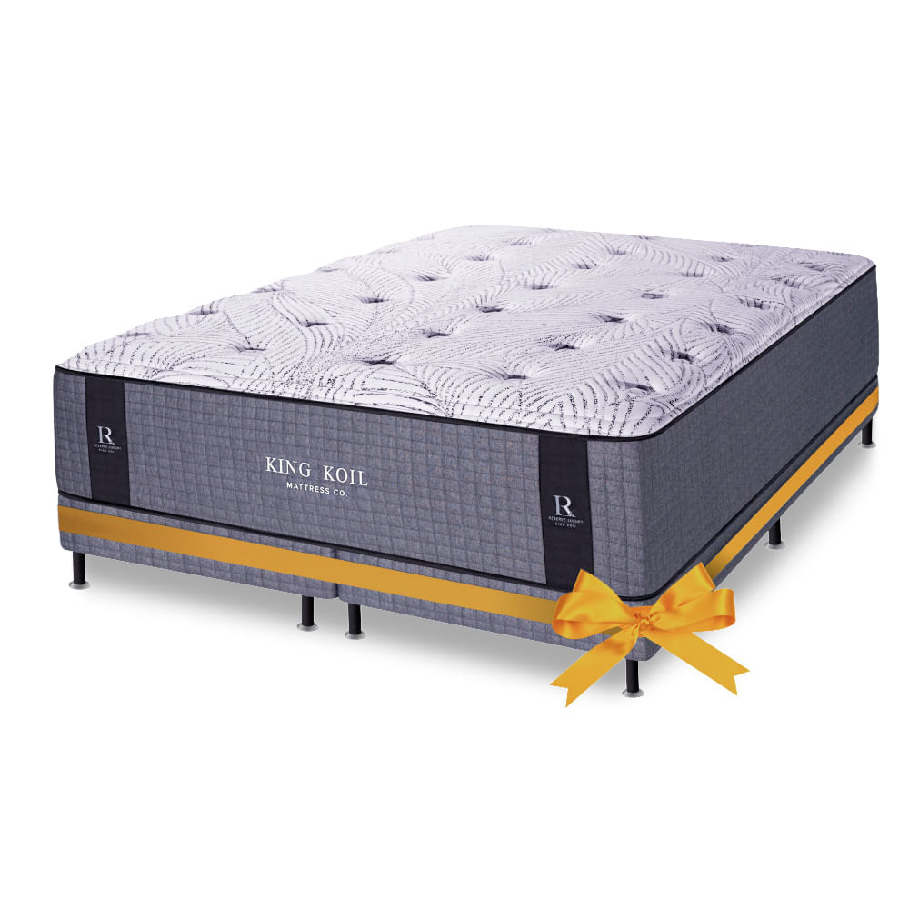 Colchón de resortes King Koil Lexington King Size 180x200 cm con SOMMIER DE REGALO