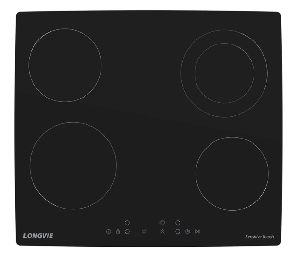 Anafe eléctrico Longvie  AVST460K 60 cm Vitroceramico