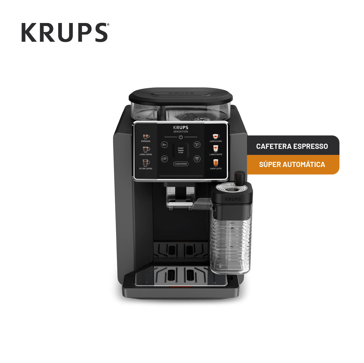 Cafetera Automatica Krups Sensation Milk Espresso Cappuccino